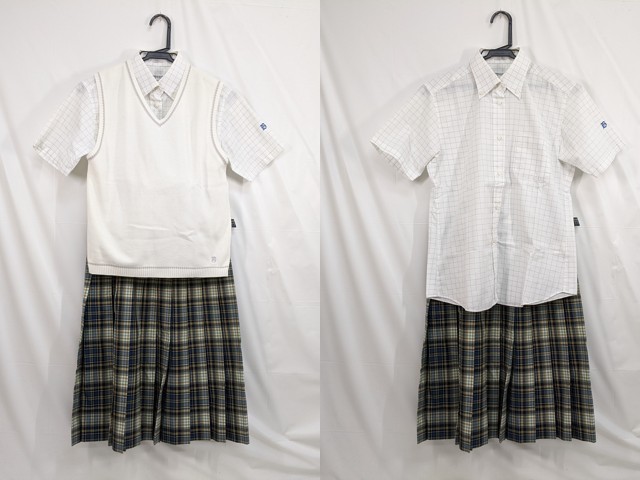 新品】私立 京都先端科学大学附属高等学校 スクールシャツ 半袖シャツ