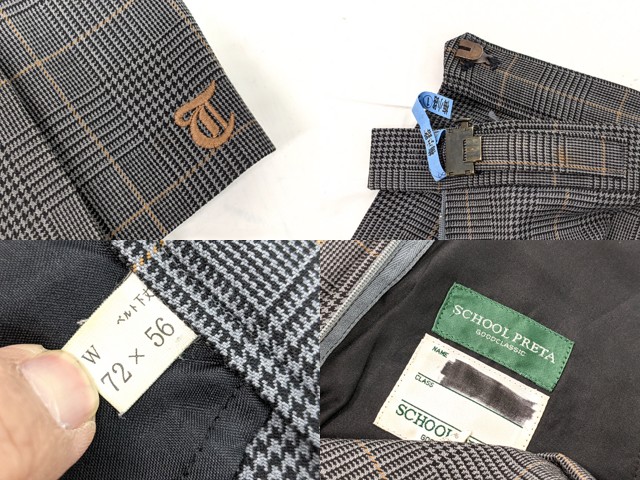 k92 鳥羽高校 ブレザー+冬服スカート/yt2795【3KDG】