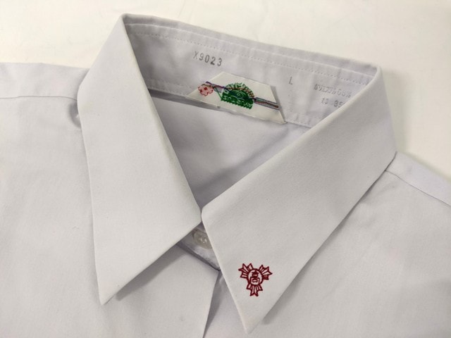 j35 福岡県立東筑高校 半袖・長袖シャツ+カーデガン/yt2598【3MVH】