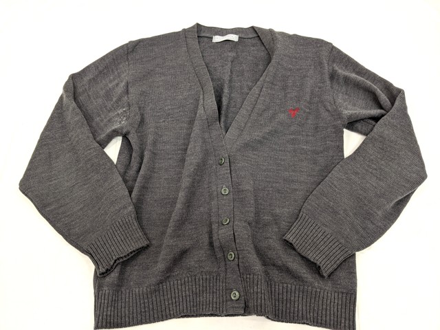 j35 福岡県立東筑高校 半袖・長袖シャツ+カーデガン/yt2598【3MVH】