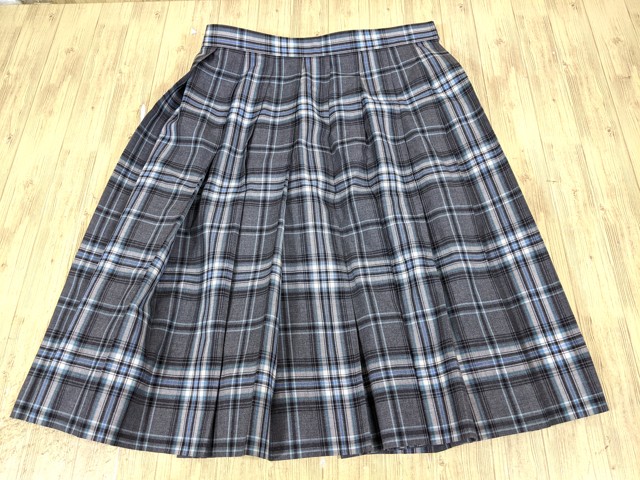 q46 京都府 精華学園高校 半袖シャツ+夏服スカート/yt3612【6KED