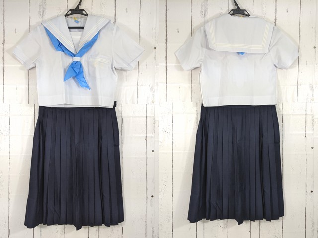 中学校?? 高校?? 夏服セーラー服+夏服スカート+スカーフ/yt4485【5XJK】