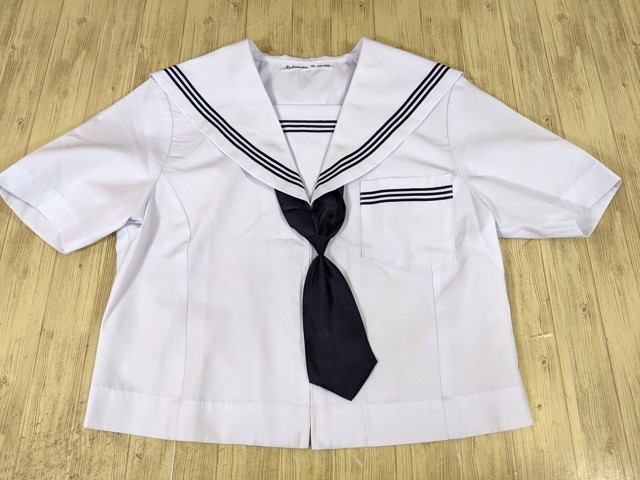 p03 静岡県 湖東中学校 冬服/夏服セーラー服+冬服/夏服スカート/yt3417【2HDEF】