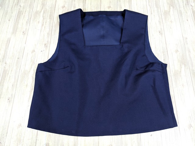 p03 静岡県 浜松北高校 半袖シャツ+ベスト+夏服スカート/yt3418【6FRT】