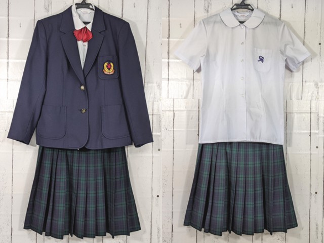 Z45 兵庫県 芦屋市立精道中学校 ブレザー+半袖・長袖ブラウス+