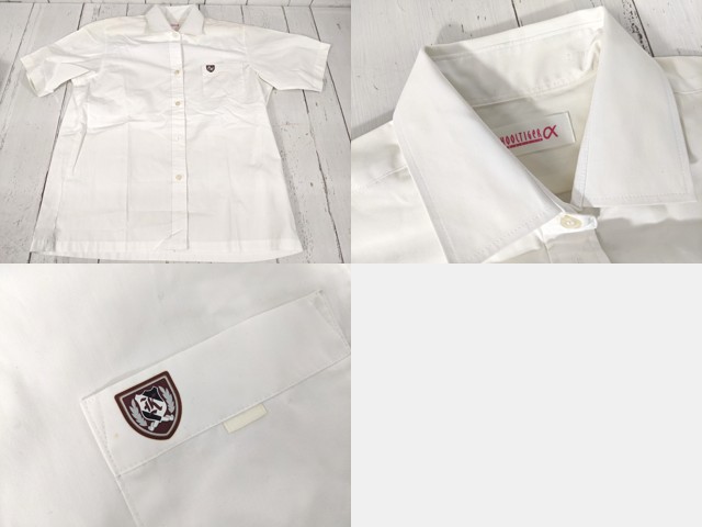 中学校?? 高校?? ブレザー+半袖ブラウス+冬服スカート+リボン/yt4487【6JWE】