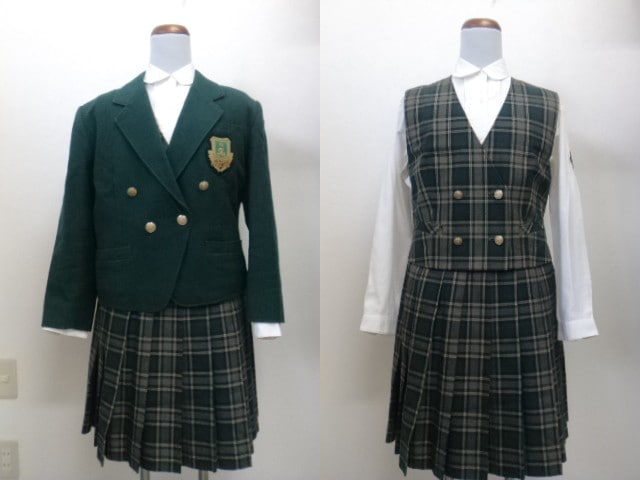 b48/東京学館浦安中学校・高等学校■M．YURIKO宮本由利子 制服+靴下など5点/og0059【3CCSX】