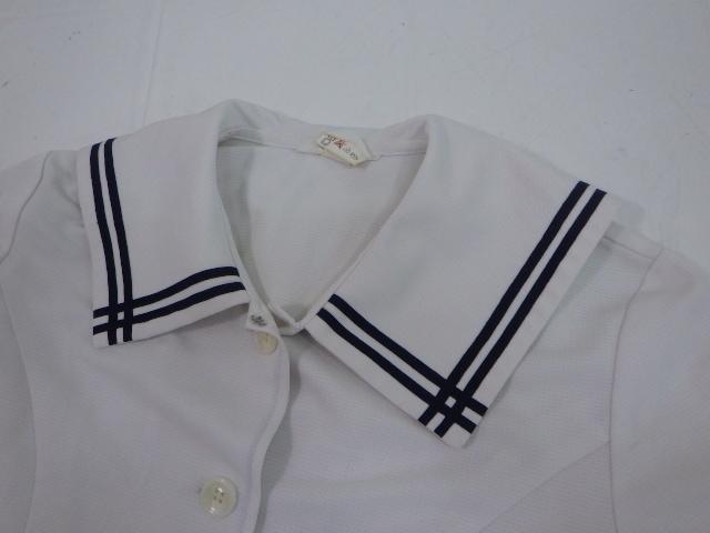 やすこ⭐︎セーラー服　夏冬上下セット 4395冬☆セーラー服☆中高上下（洗濯済み）