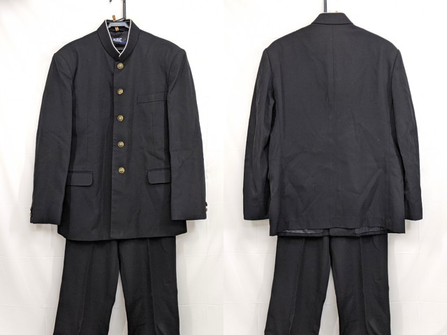 Z04 名古屋市立滝ノ水中学校 男子用学生服 学ラン170A+冬服ズボン