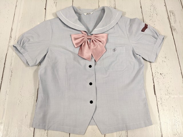 w45 愛知県 杜若高校 半袖ポロシャツ+夏服ブラウス+カーデガン+夏服