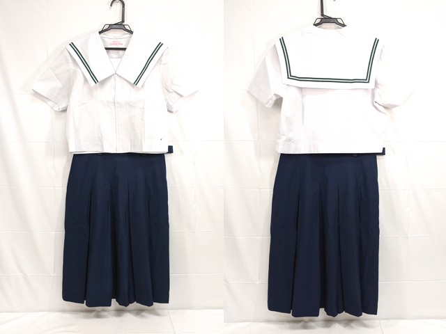 W64 高森台中学校 夏服セーラー服+夏服スカート/yt2199【1CKHG