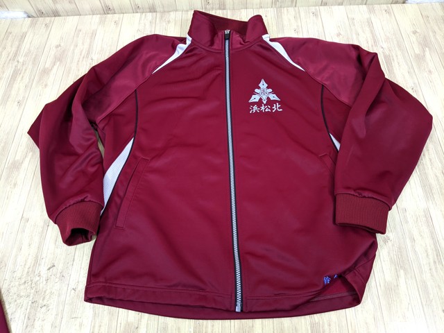 p03 静岡県 浜松北高校 体操服 体操着 シャツ+長袖ジャージ上下/yt3420【6EUR】