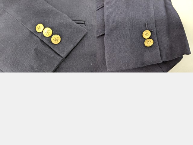 m44 栃木県宇都宮短期大学附属高等学校?? ブレザー+冬服スカート+リボン/yt3035【35LF】