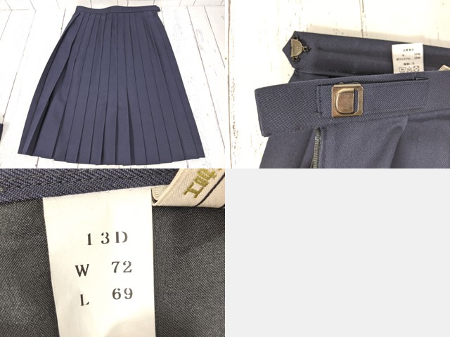 P75 愛知県 北名古屋市立訓原中学校 冬服・夏服セーラー服+冬服スカート+スカーフ/yt4226【9EHC】 女子制服,中学校 中古