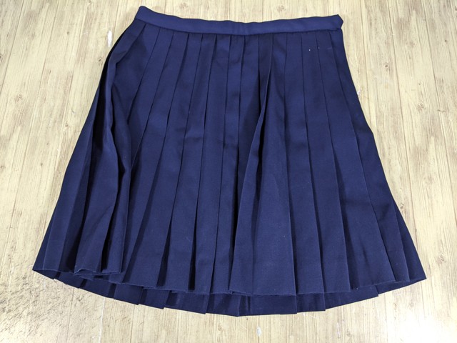 r01 島根県 川本高校 冬服セーラー服+冬服・夏服スカート/yt3626【55CM】