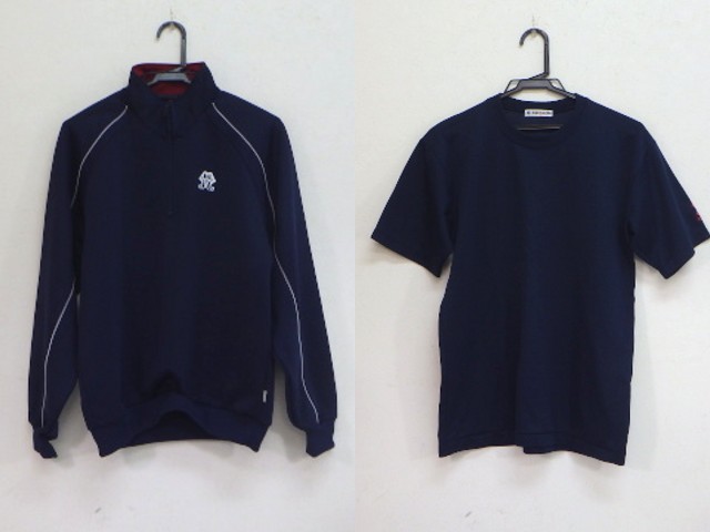 c06 私立若松ザベリオ高校 体操服 体操着 半袖シャツ+長袖ジャージ