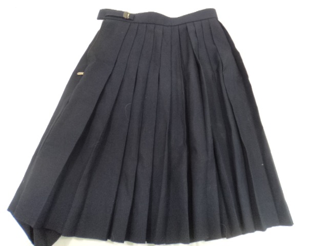 J09 愛知県 日進西中学校 夏服セーラー服+冬スカート/yt0905【4XSH