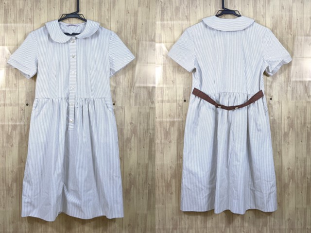 n42 京都 ノートルダム小学校 ワンピース(ベージュ サイズ150)/yt3202【35DC】