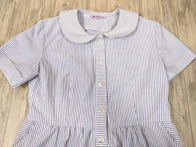 n42 京都 ノートルダム小学校 ワンピース(ベージュ サイズ150)/yt3202【35DC】