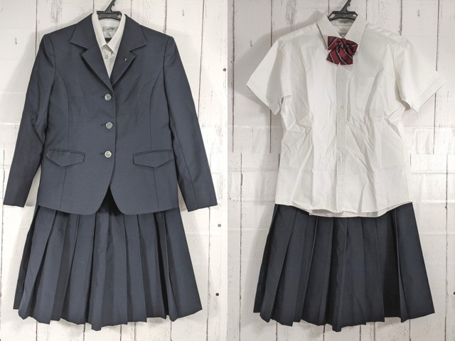 d25 福岡県 福岡大学附属大濠高校 ブレザー+半袖カッターシャツ+夏服 