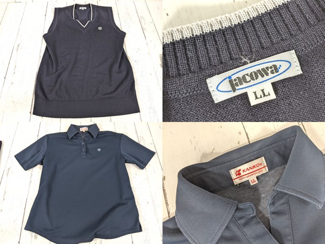 e00 東京都 朋優学院高校 半袖・長袖カッターシャツ+夏服スカート+ネクタイ/yt5058【25KCE】