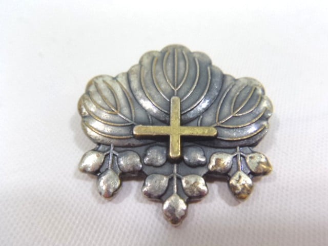 L66/十文字中学校・高等学校□学校指定 校章のみ/og0361【5plq