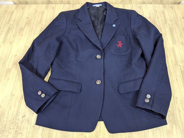 n75 兵庫県立宝塚北高校 ブレザー+長袖シャツ+セーター+冬服スカート+ネクタイ/yt3429【25KSF】