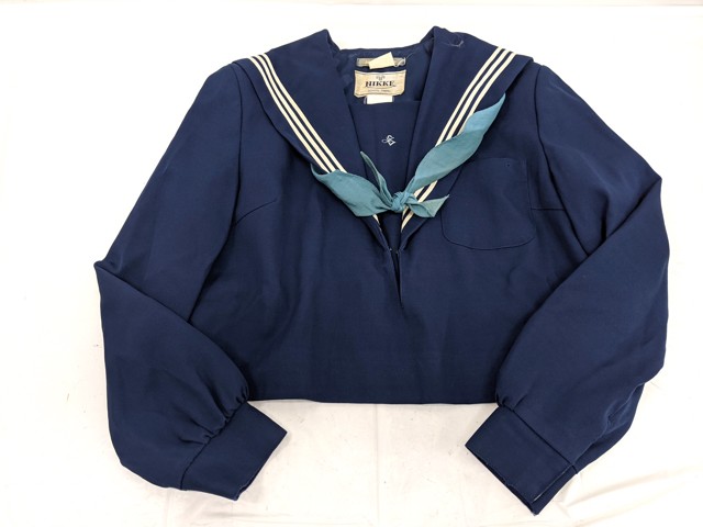 k94 愛知淑徳高校 冬服セーラー服+上着 コート+スカーフ+マフラー