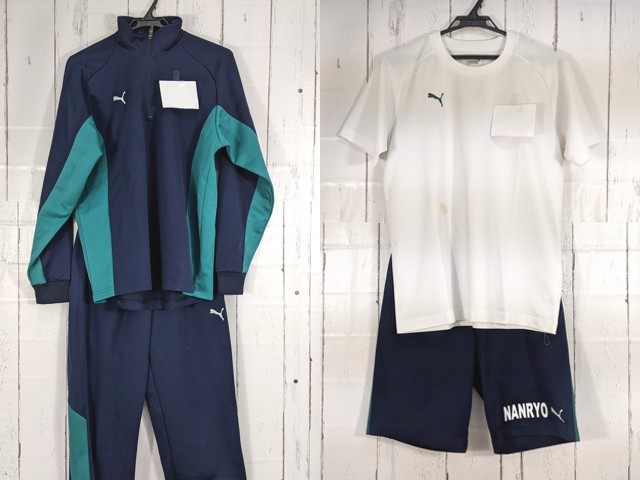 b50 埼玉県立 南稜高校 体操服 体操着 半袖シャツ+ハーフパンツ+長袖