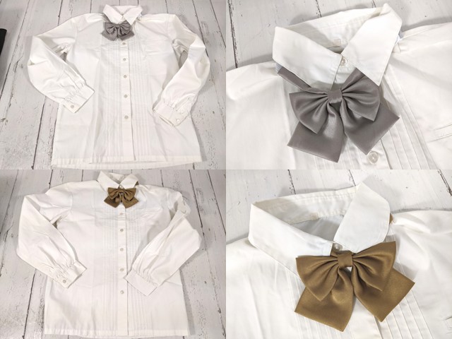 d22 神奈川県 洗足学園中学高校 ブレザー+半袖シャツ+セーター+カーデガン+冬服スカート+リボン/yt4909【7LECV】