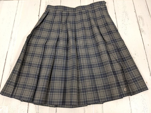 w91 大阪府 扇町総合高校 夏服セーラー服+カーデガン+長袖シャツ+夏服スカート/yt4151【4XJDE】