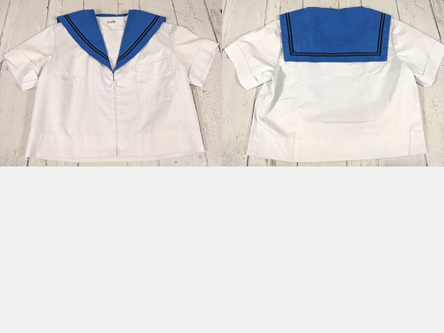 d95 大阪府 太田中学校 冬服・夏服セーラー服+冬服スカート/yt5062【22EKC】