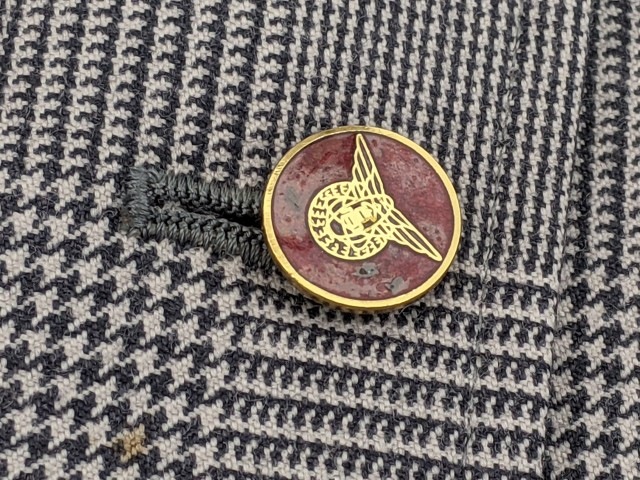 f24 秋田県湯沢商工高校 夏服セーラー服 170 大きめ+長袖シャツ+ベスト+夏服スカート+リボン/yt2125【11BVR】