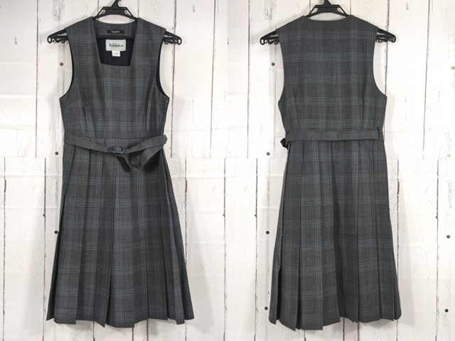 x99 東京都 葛飾区立小松中学校 ジャンパースカート/yt4236【8WLR】