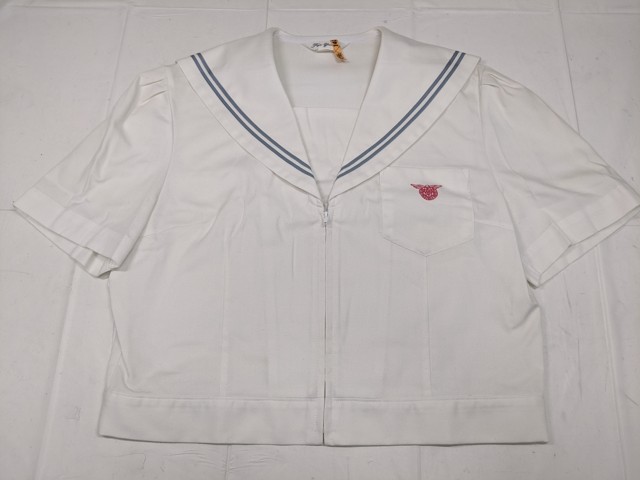 f24 秋田県湯沢商工高校 ブレザー170A 大きめ+夏服セーラー服+長袖シャツ+冬服スカート+リボン/yt2126【1SRTB】