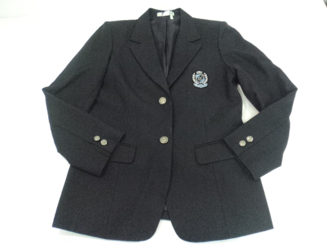 j44 京都産業大学附属高等学校 ブレザー+冬服スカート+ブラウス+リボン