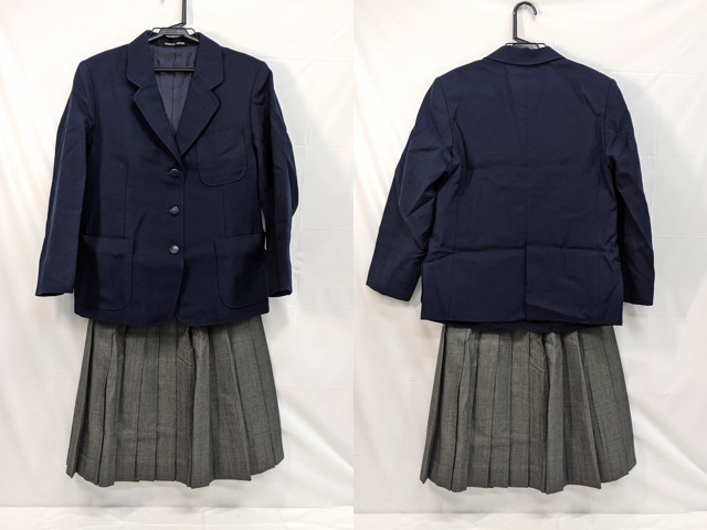 m44 中学校?? 高校?? ブレザー+冬服スカート/yt3048【35KF】