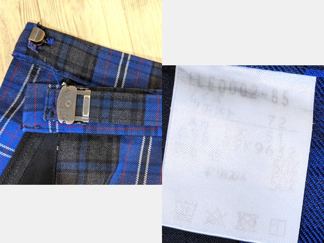p27 茨城県 鹿島学園高校 ブレザー+長袖シャツ+冬服スカート+リボン
