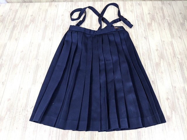 n99 福井県 麻生津小学校 冬服セーラー服+冬服スカート+リボン/yt3325【25PC】