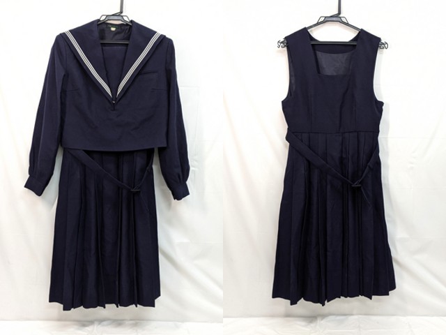 1円 セーラー服 ジャンパースカート 上下2点セット 指定 大きい