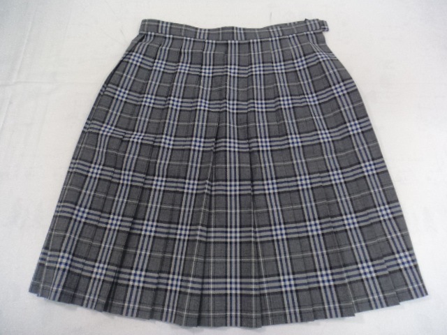 愛知中高　制服チェックスカート　大きめサイズ　ウエスト72　丈58　冬服　女子　JK　JC