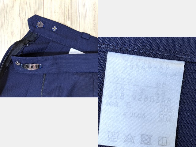 n22 神奈川県立大和高校 校章付きブレザー+長袖シャツ+冬服スカート/yt3216【12HGE】