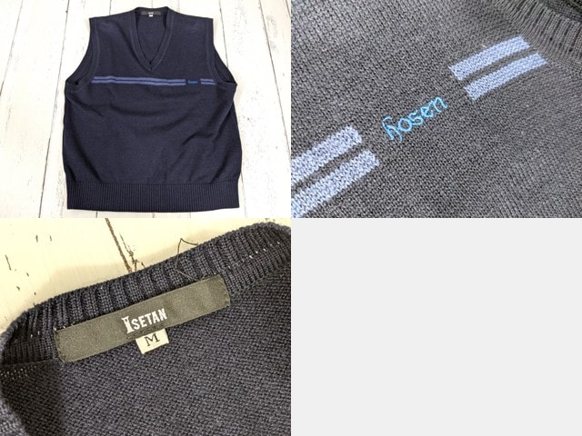 w24 東京都 宝仙学園高校 半袖カッターシャツ+ニットベスト+夏服スカート/yt4043【2JXER】