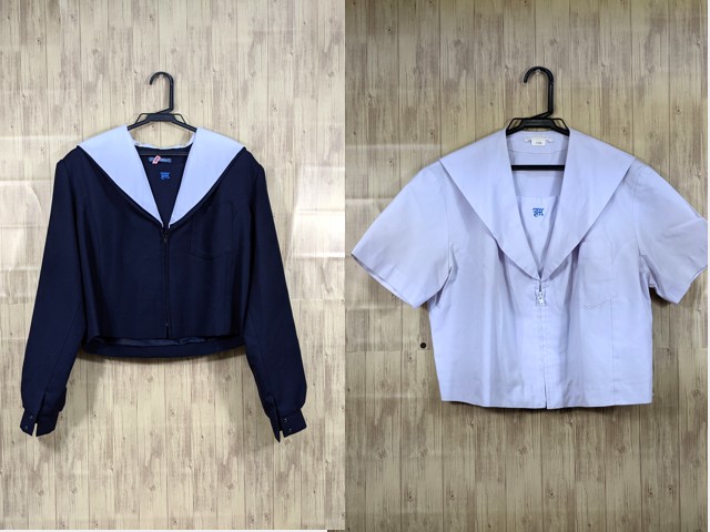 iiMK - 夏服セーラー服 E19 愛知県 牧野池中学校 夏服セーラー服+冬服セーラー服/yt3218【5HDF