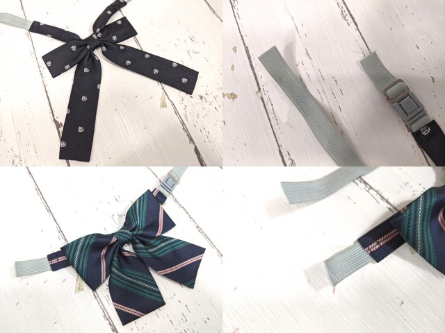 x41 東京都 日本大学櫻丘高校 ブレザー+冬服スカート+リボン×2点/yt4246【35EIC】