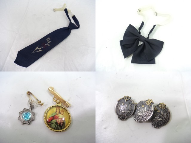 W15 東京星美学園高校 校章+リボン+ネクタイ/yt1025【13DGE】 | 女子