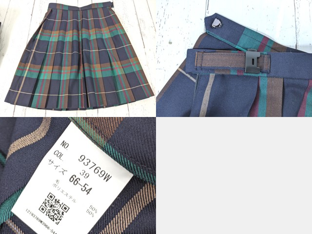 d33 大阪府 関西創価高校 ブレザー+セーター+半袖ポロシャツ+ニットベスト+長袖シャツ+冬服スカート+リボン/yt4923【3CJEC】