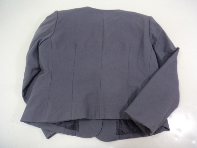T285 熊本県有明高等学校 冬服ブレザー+スカート+リボン/yt0263【9HKE