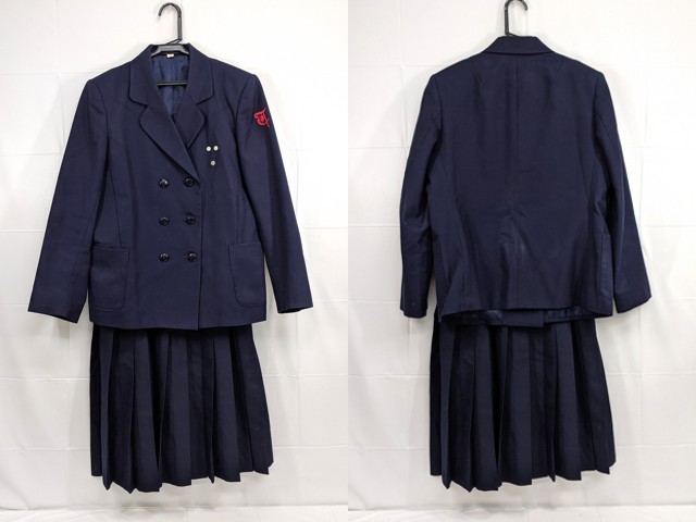g62 伊丹市立天王寺川中学校 ブレザー+冬服スカート/yt2326【7HFT