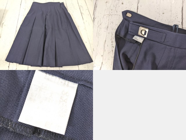 e05 東京都 世田谷区立富士中学校 ブレザー+ベスト+半袖カッターシャツ+夏服・冬服スカート/yt5077【15CEJ】